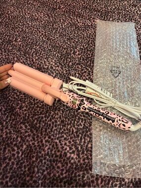 Beachwaver Pink 3-Barrel Waver Hair Styling Iron